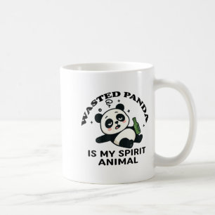 Taza De Café Mapache Divertido, Mi Animal Espiritual Es Un Mapa