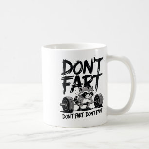Taza De Café Mapache Divertido No Te Pedes Gimnasio Fitness Ent
