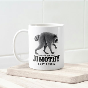 Taza De Café Mapache Viral Jimothy Divertido Panda Basura Vida 