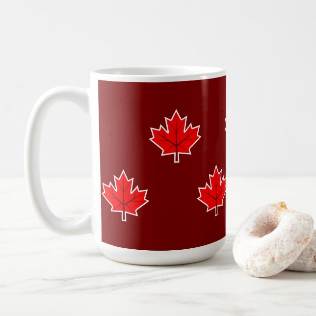 Taza De Café Maple Leaf Mug (Con donut)