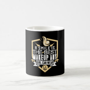 Taza De Café Maquillaje - Una Sonrisa Es El Mejor Maquillaje