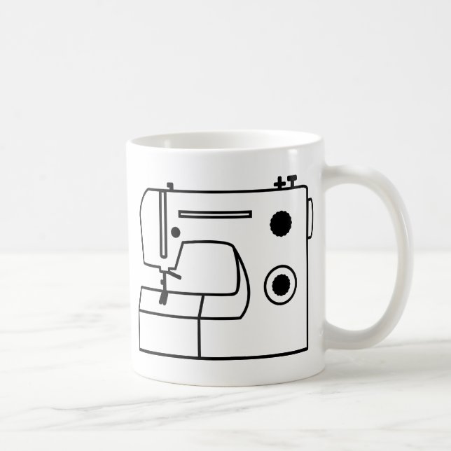 Taza De Café Maquina de coser (Derecha)