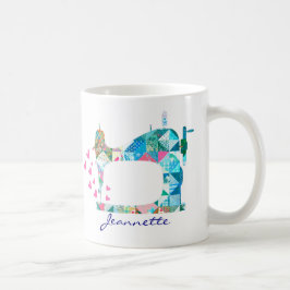Taza De Café Máquina de coser de coser de corte de chapa turque