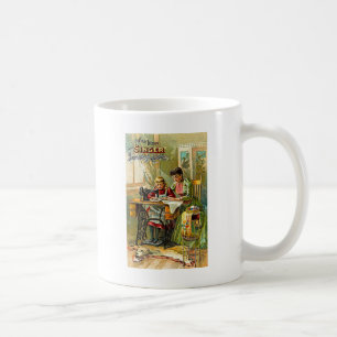 Taza De Café Máquina de coser del cantante vintage "de la