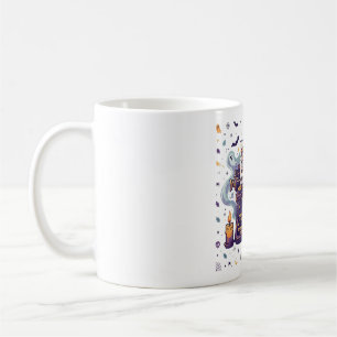 Taza De Café Máquina de escribir embrujada escribiendo BOO Hall