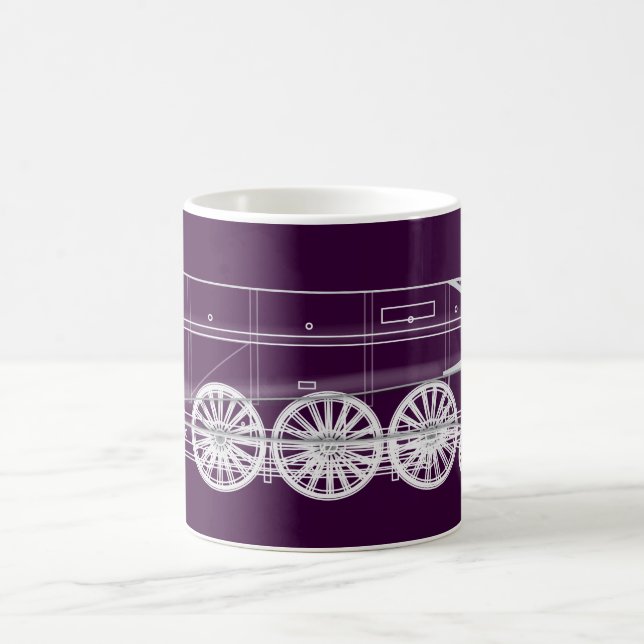 Taza De Café Máquina de Vapor (Centro)