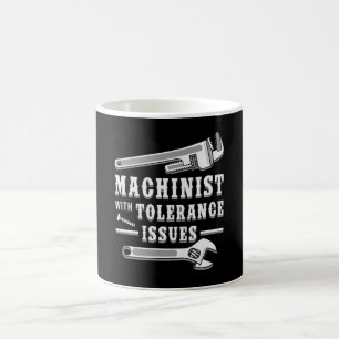 Taza De Café Máquina mecánica mecánica CNC Machinist Gift Idea