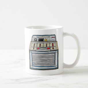 Taza De Café Máquina tocadiscos del vintage
