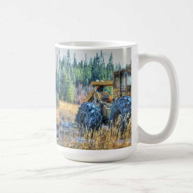 Taza De Café Maquinaria agrícola, Tractor, Alojamiento, Vehícul (Derecha)