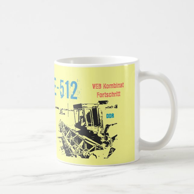 Taza De Café Máquinas agrícolas DDR diseño (Derecha)