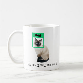 Taza De Café Máquinas para gatos se harán cargo del perro