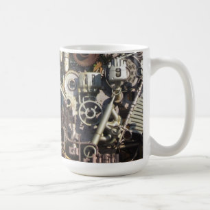 Taza De Café Máquinas y máquinas de máquinas mecánicas Steampun