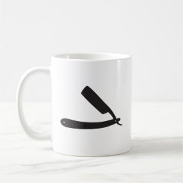 Taza De Café maquinilla de afeitar de la barbería