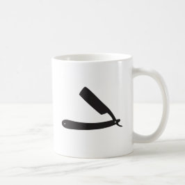 Taza De Café maquinilla de afeitar de la barbería