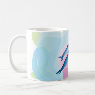 Taza De Café Mar asombroso con delfines