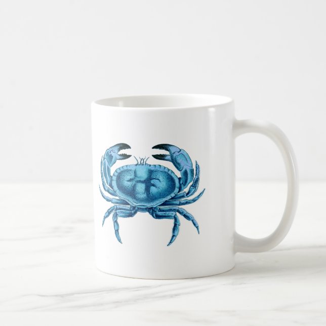 Taza De Café Mar de Cracovia Azul (Derecha)
