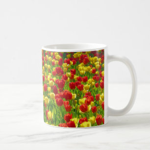 Taza De Café Mar de Tulipanes