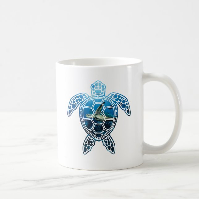 Taza De Café mar turtle-2 (Derecha)
