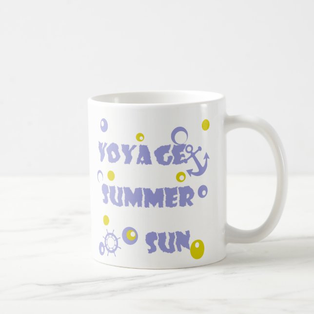Taza De Café Mar, viaje, verano (Derecha)