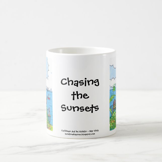 Taza De Café Mar vista cup (Centro)