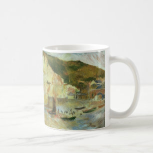 Taza De Café Mar y Acantilados de Pierre Renoir, Arte Antiguo F