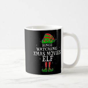 Taza De Café Maratón de Películas de Navidad Elfo Familiares Co