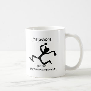 Taza De Café Maratón divertido