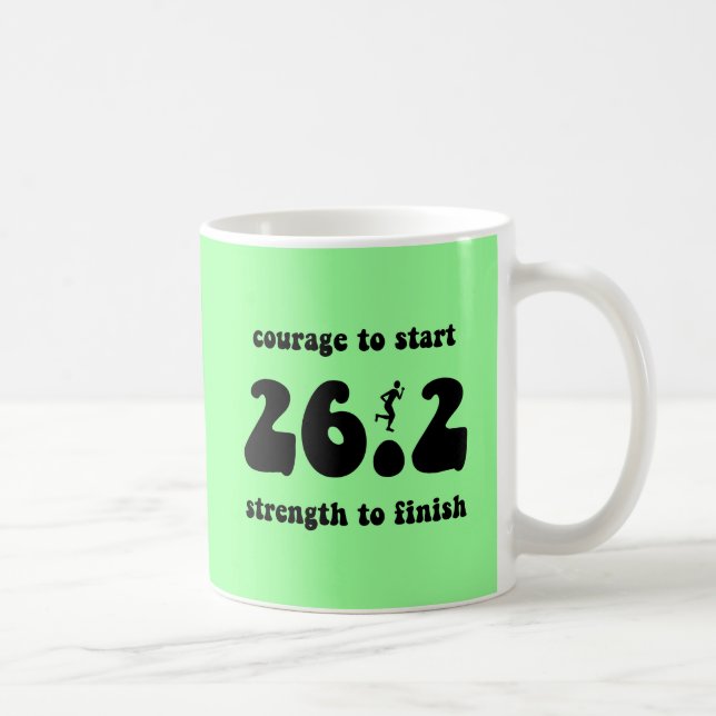 Taza De Café Maratón inspirador (Derecha)
