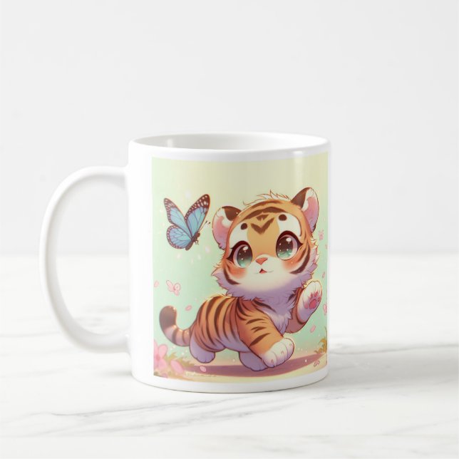 Taza De Café Maravilla en los ojos de un gatito (Izquierda)