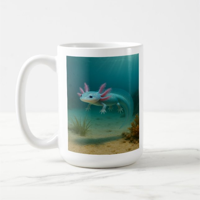 Taza De Café Maravilla submarina: El Axolotl (Izquierda)