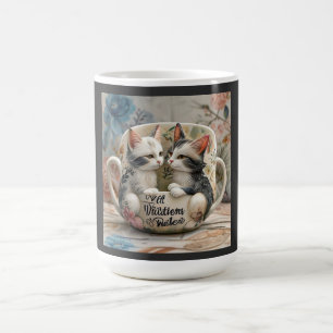 Taza De Café Maravillas de bigotes: La amistad felina es para s