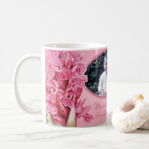 Taza De Café Maravillosa mamá arte de flores de orquídeas ros