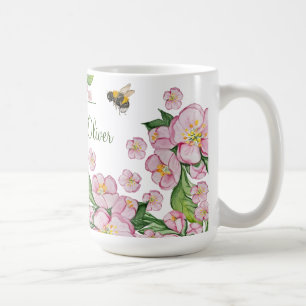 Taza De Café Maravillosas acuarelas de manzanas y е