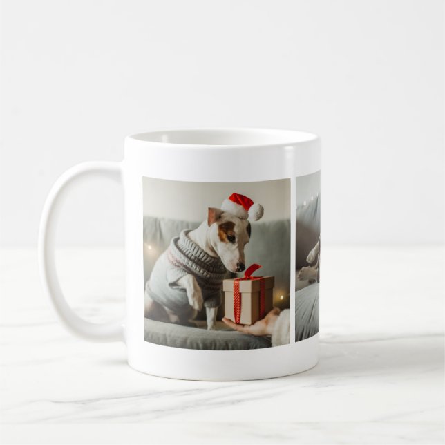 Taza De Café Maravilloso Collage de fotos Navidad Mug (Izquierda)