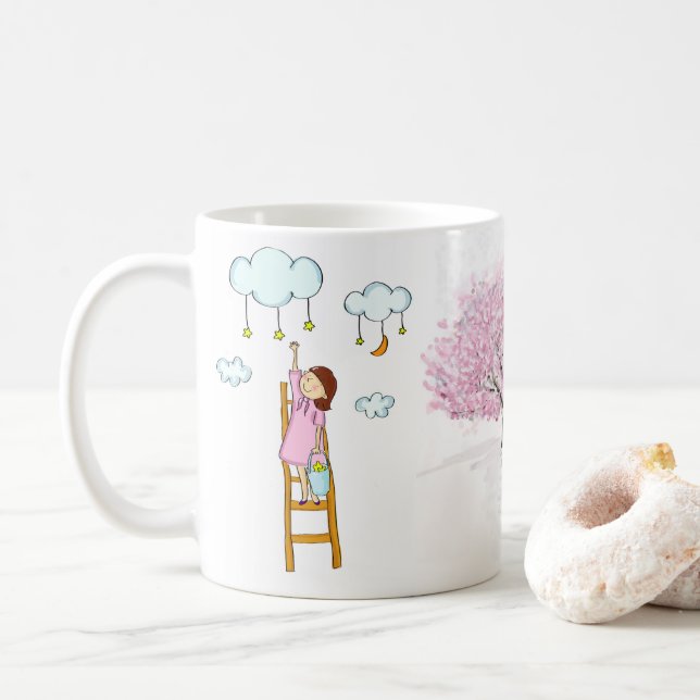 Taza De Café Maravilloso Land Mug (Con donut)