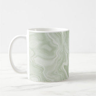Taza De Café Marble verde sage