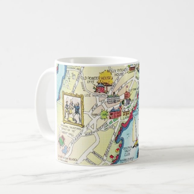 Taza De Café Marblehead Massachusetts Mug (Anverso izquierdo)