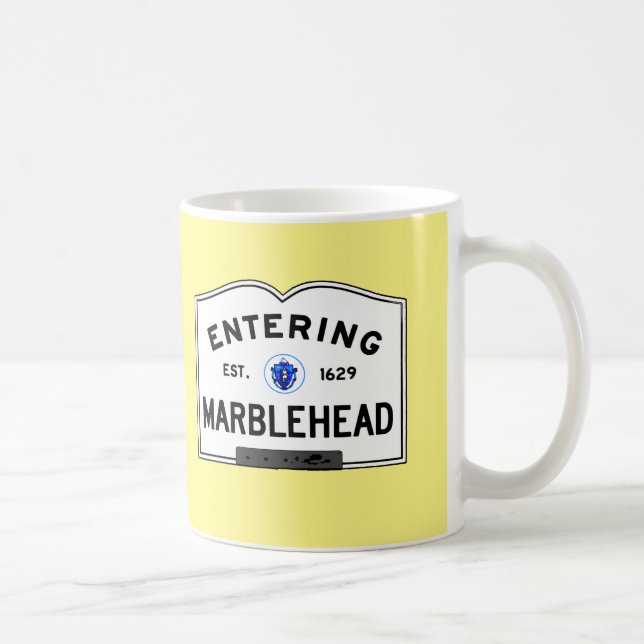 Taza De Café Marblehead que entra (Derecha)
