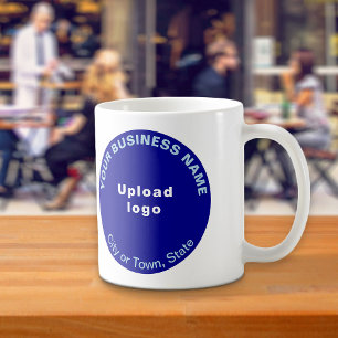 Taza De Café Marca comercial de Ronda Azul en Mug