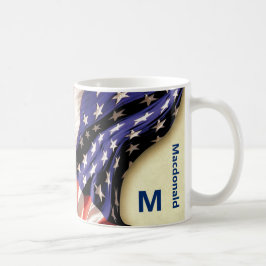 Taza De Café Marca de EE.UU. de nombre personalizado