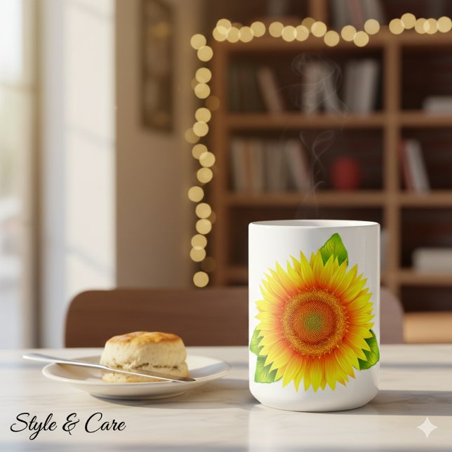 Taza De Café Marca de girasol (Sunflower Mark Coffee Mug)