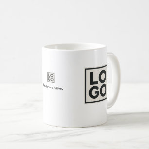 Taza De Café Marca de logotipo comercial personalizado