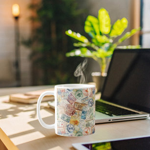 Taza De Café Marca de pasaporte vintage