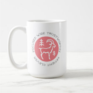 Taza De Café Marca de personalidad de estrella zodiaca de capri