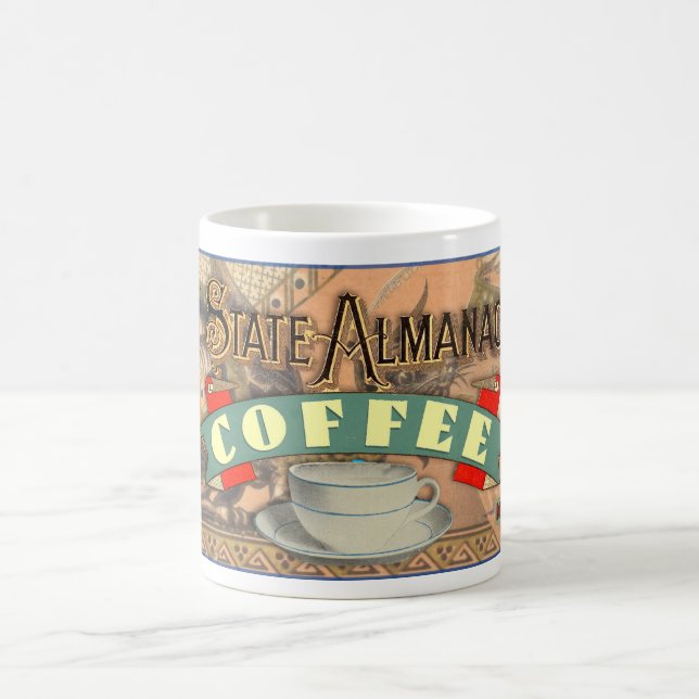 Taza De Café marca 'STATE ALMANAC COFFEE' (Centro)