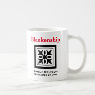 Taza De Café Marcador de posición del Escudo de Reunión de la