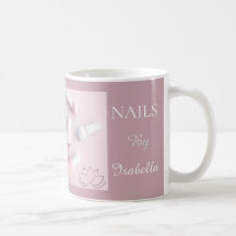 Marcas de Salón de Uñas Rosado Suave Negocio de Be