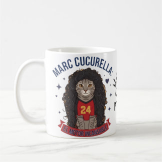 Taza De Café MarcCucurella Fútbol Gato El Motor Incansable 