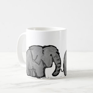 Taza De Café Marcha del Elefante