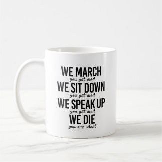 Taza De Café Marcha Nos sentamos Hablamos